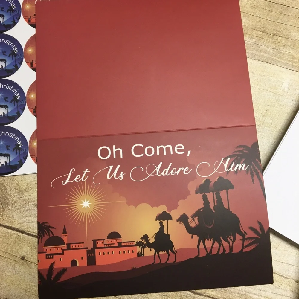 Christmas card Religious Set